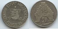 Deutschland Bundesrepublik Schleswig-Holstein Zinnmedaille PA663 - Ständige Export Musterschau - Flensburg - Das Tor zum Norden -