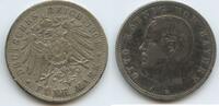 Bayern Königreich 5 Mark Silber 1904 D München S0007 - Otto 1886-1913 - Kingdom of Bavaria German states VF