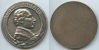 Deutschland Große Silbermedaille GX737 - Johann Ludwig „Louis“ Uhland deutscher Dichter -
