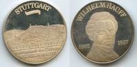 Deutschland Bundesrepublik Baden-Württemberg Silbermedaille PA741 - Stuttgart - Heimatstadt des Dichters Wilhelm Hauff 1802-1827 -