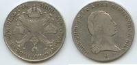 RDR Österreichische Niederlande 1 Kronentaler (Crocione) Silber GB1344 - RAR - Franz II. 1792-1835 Vorderösterreich Burgau Austria -