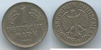 Deutschland 1 Deutsche Mark 1954 G Karlsruhe G10197 - Germany BRD aEF