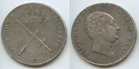 Bayern Königreich 1 Kronentaler Silber (Bayerischer Kronthaler) GB1314 - RAR Maximilian I. Joseph 1806-1825 -