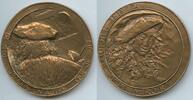 Niederlande Königreich Große Bronzemedaille M#0112 - Johannes Vermeer - Jan Van der Meer 1632-1675 -