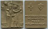 Österreich Bundesheer Bronzeplakette M#0063 - Militärseelsorge Weihnachten 1993 Auslandseinsatz -