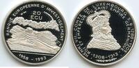 Luxemburg 20 Ecu Silber G4458 - 35th Anniversary European Investmentbank Henri VII. Luxembourg -