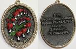 Italien Südtirol Medaille Tränendes Herz M#0076 - 2.Int Frühlingswanderung Eppan 13./14.6.1987 Appiano -