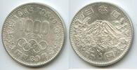 Japan 1000 Yen Silber M#2050 - Olympiade Tokyo Olympic Games -