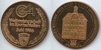 Deutsche Demokratische Republik Medaille GX289 - 44. Weltmeisterschaft im Sportschießen Suhl DDR - Rathaus -
