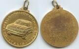 Italien Sportmedaille Automobilsport vergoldet GY712 - Italia Gropello Rallypista Cairoli - Rallycross Europeo - Italy -