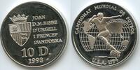 Andorra 10 Diners Silber G0451 - XV FIFA World Cup in United States 1994 - Joan Martí i Alanis -