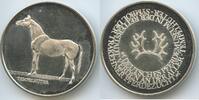 Deutschland Bundesrepublik Niedersachsen Silbermedaille PA167 - Deutsches Pferdemuseum Verden an der Aller - Tempelhüter -