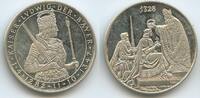 Deutschland Bayern Silbermedaille nd. PA836 - Kaiser Ludwig der Bayer 1282-1347 - Krönung 1328 Proof, leicht angelaufen, leichte Kratzer