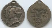 Frankreich Medaille M#7944 - Journée de Paris 1917 Washington-Lafayette Medal France -