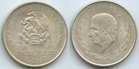 Mexiko - Mexican Republic 5 Pesos Silber (Cinco Pesos) M#5629 - Miguel Hidalgo y Costilla - Adler & Schlange - United Mexican States -