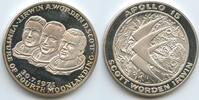 Vereinigten Staaten von Amerika USA Große Silbermedaille M#0036 - Apollo 15 Irwin, Worden, Scott USA Mondlandung -