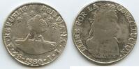 Bolivien 4 Sols Silber M#3380 - Simón Bolívar Bolivia -