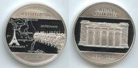Deutschland Gedenkmedaille Zweiter Weltrieg versilbert PA276 - Westfeldzug 10.5.1940 Paris Eiffelturm -