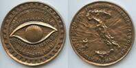 Italien Republik Große Bronzemedaille M#0241e - IV. World Congress of Ergophthalmology Sorrento Naples -