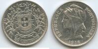 Portugal 50 Centavos Silber H0887 - Liberty Portuguesa -