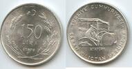 Türkei 150 Lira Silber 1978 M#6484 - FAO Atatürk auf Traktor Turkey Unzirkuiert