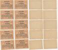 Österreich 10 x 5 Groschen Notgeld Fortlaufende Seriennummer GB671 - Wiener Verkehrsbetriebe Gutschein Paper Coupon Vienna -