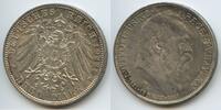 Deutsches Reich Kaiserreich Bayern 3 Mark Silber S0424 - 90. Geburtstag Prinzregent Luitpold 1821-1911 Germany Bavaria -
