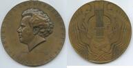 Österreich Große Medaille M#0258 - 10. Deutsches Sängerbundesfest - Franz Schubert 1797-1828 -