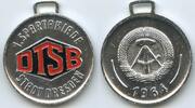 Deutsche Demokratische Republik DDR Medaille coloriert PA547 - 1. Spartakiade DTSB - Stadt Dresden -
