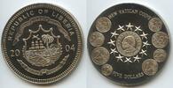 Liberia Republic 5 Dollars G7155 - New Vatican Coins (40 mm Version) Papst Johannes Paul II. -