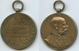Österreich Kaiserreich Bronzemedaille G11925 - Signum Memoriae Kaiser Franz Joseph I. 1848-1898 Austria -