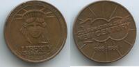 Vereinigten Staaten von Amerika USA Medaille Souvenir Token 1886-1986 G11286 - Statue of Liberty - 100 Year Seats Centennial Statue of Liberty Fa...