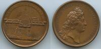 Bronzemedaille 1680 (spätere Prägung) Frankreich Königreich France PA549 - A.d. Restaurierung des Schlosses von Versaille - Ludwig XIV. 1643-1715...