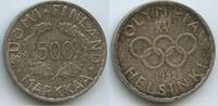 Finnland 500 Markkaa Silber M#3376 - XV. Olympiade Helsinki Suomi Finland -