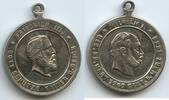 Deutsches Reich Kaiserreich Preussen Original Medaille M#7157 - Auf seinen Tod Kaiser Wilhelm I. 1797-1888 - Krönung Friedrich III. -