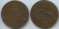 Deutsches Reich Kaiserreich Große Bronzemedaille Deutscher Patriotenbund GX196 - Völkerschlachtdenkmal bei Leipzig 1813-1913 - Kämpfende Adler -