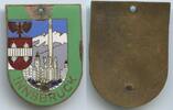 Österreich Tirol Automobilplakette emailliert einseitig M#0397 - Innsbruck, Tyrol Badge Plaque -