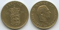 Dänemark 1 Krone 1958 C♥S G8340 - Frederik IX. 1947-1972 Denmark EF