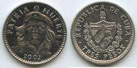 Kuba 3 Pesos (Tres Pesos) M#5219 - Ernesto Che Guevara - Patria o Muerte Cuba -