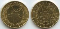 Slowenien 3 Euro vergoldet 2008 M#5813 - Slovenia President of the EU Gold plated EF