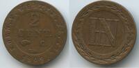 Westfalen Königreich 2 Centimes 1809 C G6834 - Hieronymus Napoleon 1807-1813 Westphalen VF+