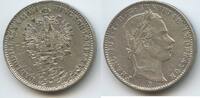 Österreich Ungarn Kaiserreich ¼ Florin (Fl, 1/4 Gulden) Silber G5677 - Austria Kaiser Franz Joseph I. -