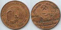 Deutschland Sachsen Pobershau-Marienberg Kupfermedaille GX013 - Schaubergwerk Pobershau - Molchner Stolln 1484-1984 Bergbau -