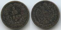 Italien Lombardei Venetien Österreich Kaiserreich 5/10 Kreuzer G14585 - Franz Joseph I. 1848-1916 Austria Italy Lombardy -
