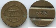 Deutschland Bundesrepublik Niedersachsen Wertmarke Jeton Token G11105 - KWM Apparatebau Karl W. Müller Braunschweig - 225 eingeschlagen -