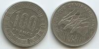 Zentral Afrikanische Staaten 100 Francs CFA G15441 - Springböcke Central African Republic Giant Elands -