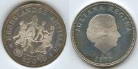 Niederländische Antillen 25 Gulden Silber G2091 - International Year of the Child - Juliana UNICEF - Netherlands Antilles -