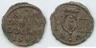 Brandenburg-Preußen 1 Solidus (Schilling) 1695 G14287 - Friedrich III. 1688-1701 German states F, Randfehler