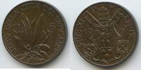 Vatikan Italien-Kirchenstaat Rom 5 Centesimi G1754 - Papst Pius XI. 1922-1939 Vatican City -