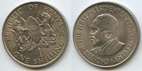 Kenia One Shilling (1 Shilling) G11565 - Präsident Mzee Jomo Kenyatta Kenya -